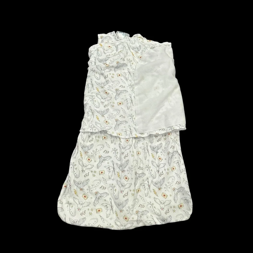 HALO SleepSack Swaddle Harry Potter Wizarding World Hedwig White Small 3-6M
